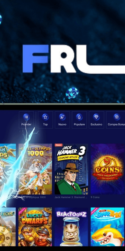 Frumzi Casino Screenshot